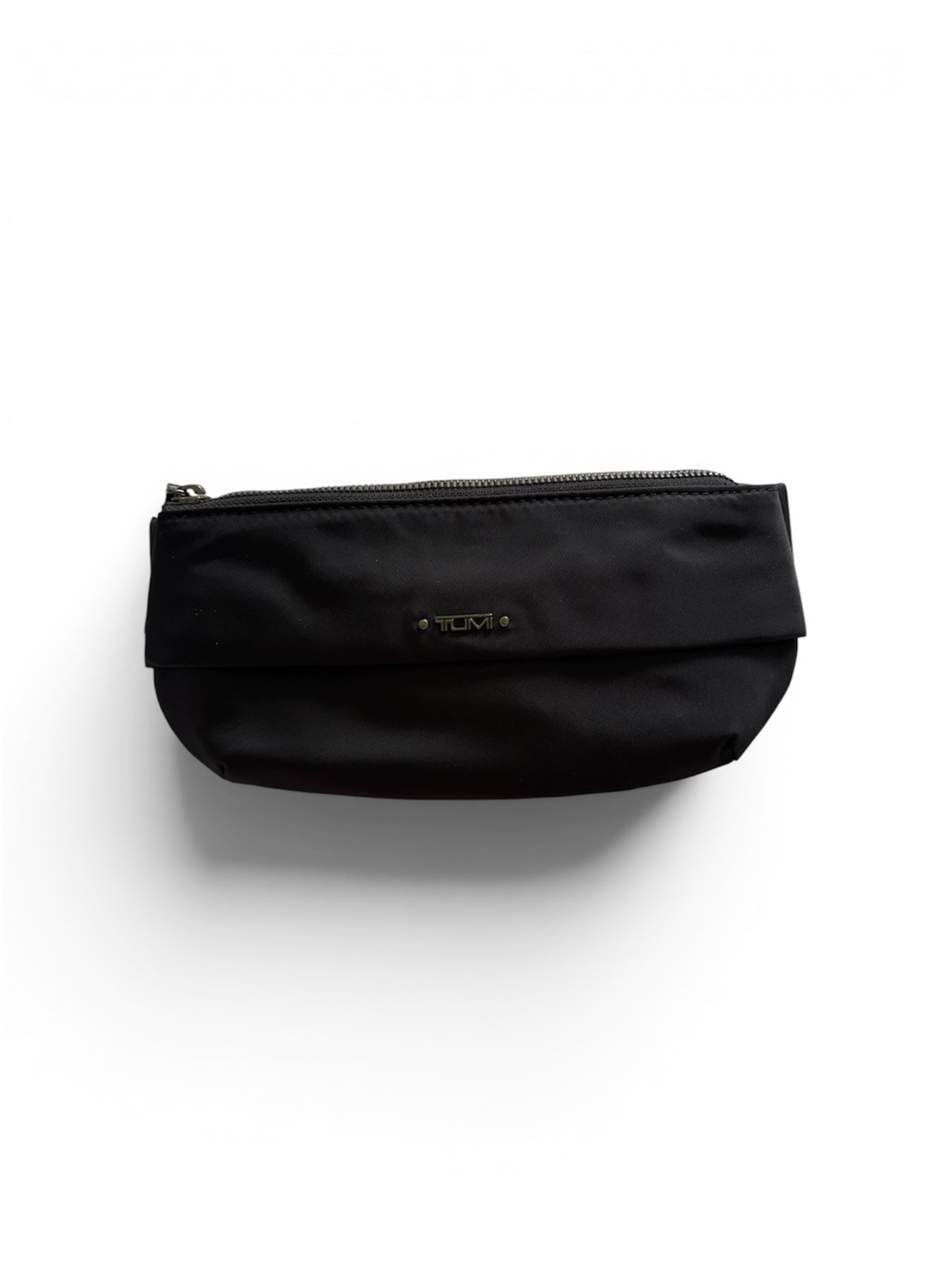 TUMI Voyageur "Juno" Slim Minimalist Black Nylon Hip Bag/Fanny Pack